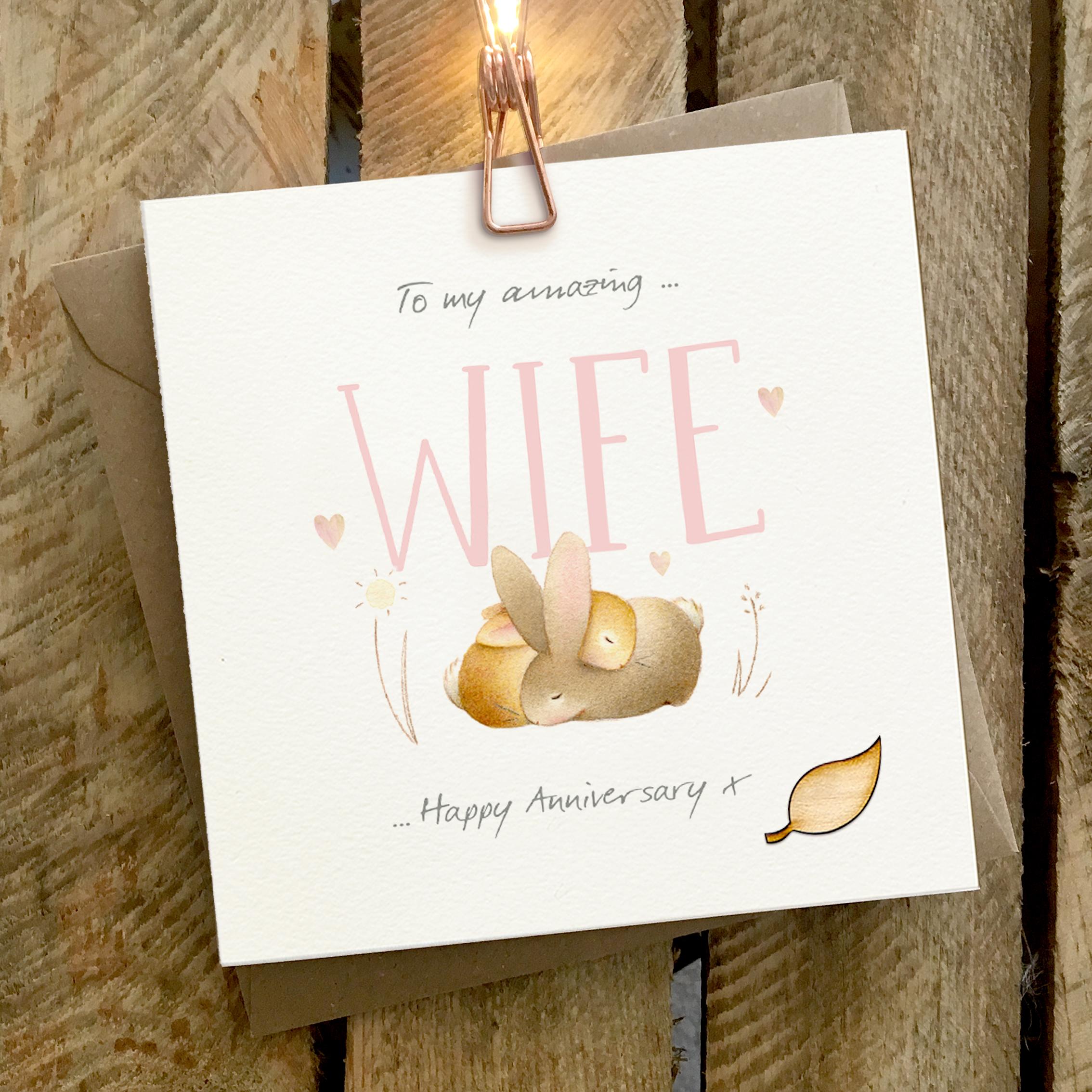 Ginger Betty Wife Anniversary Card