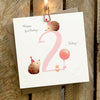 Ginger Betty 2 Today Birthday Card