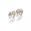 Hot Diamonds Interwoven Heart Stud Earrings
