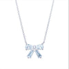 Sterling Silver CZ Bow Necklace - More Than Just a Gift | Narborough Hall