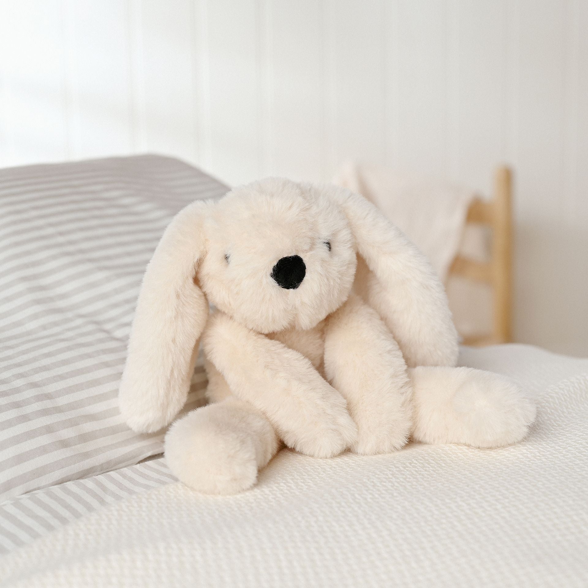 Talia The Plush Long Legged Cream Bunny - 35cm