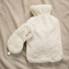 Sophia Layers Snug  Hot Water Bottle & Eye Mask Set - White