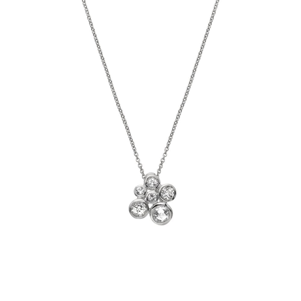 Hot Diamonds Tender Cluster Pendant Necklace