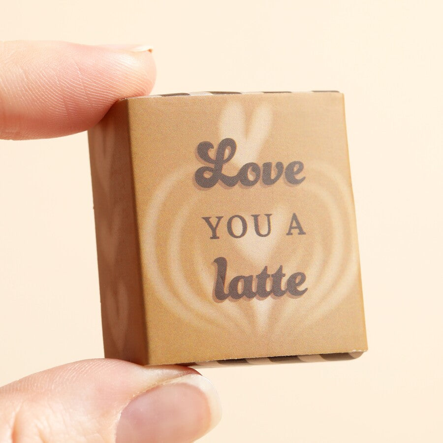 Lisa Angel Tiny Ceramic Latte Token - Love You A Latte