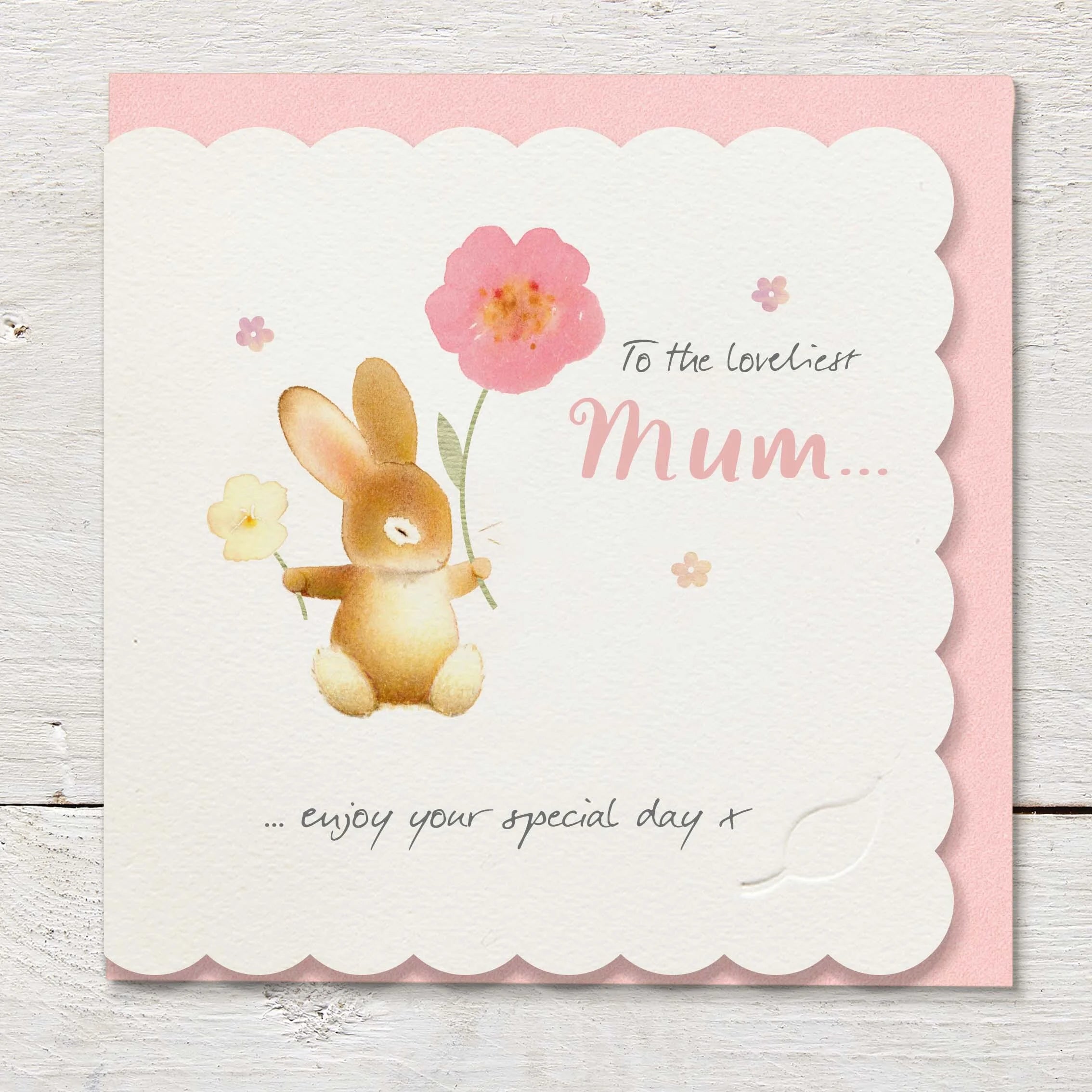 Ginger Betty Loveliest Mum Card