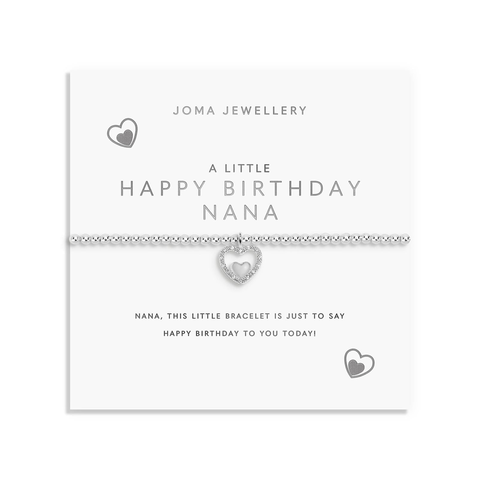 Joma Jewellery A Little Happy Birthday Nana bracelet
