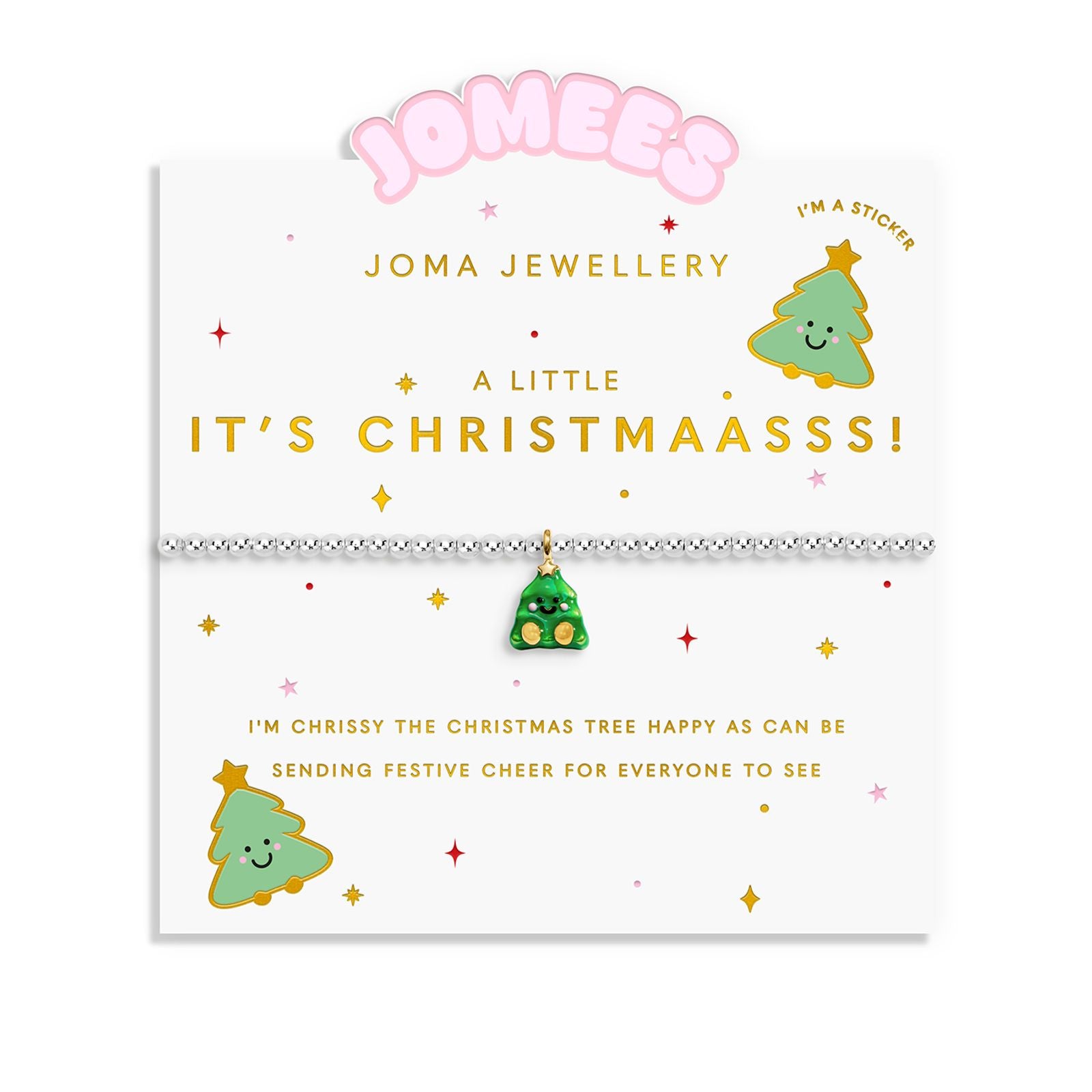 Joma Jewellery Kids' A Little Jomees It'S Christmaasss! bracelet