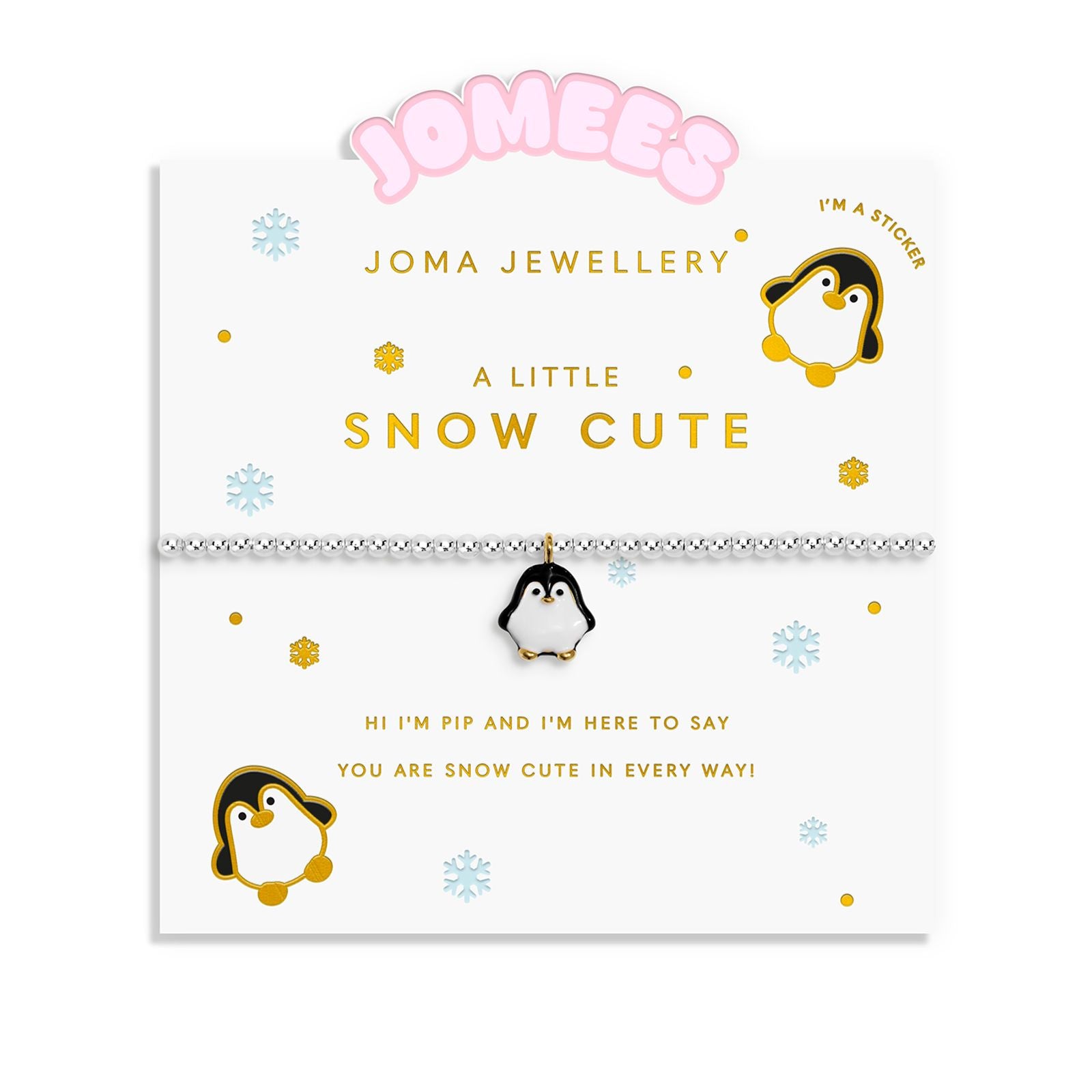 Joma Jewellery Kids' A Little Jomees Snow Cute bracelet
