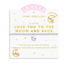 Joma Jewellery Kids' A Little Jomees Love You To The Moon And Back bracelet