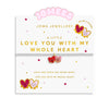 Joma Jewellery Kids' A Little Jomees Love You With My Whole Heart bracelet