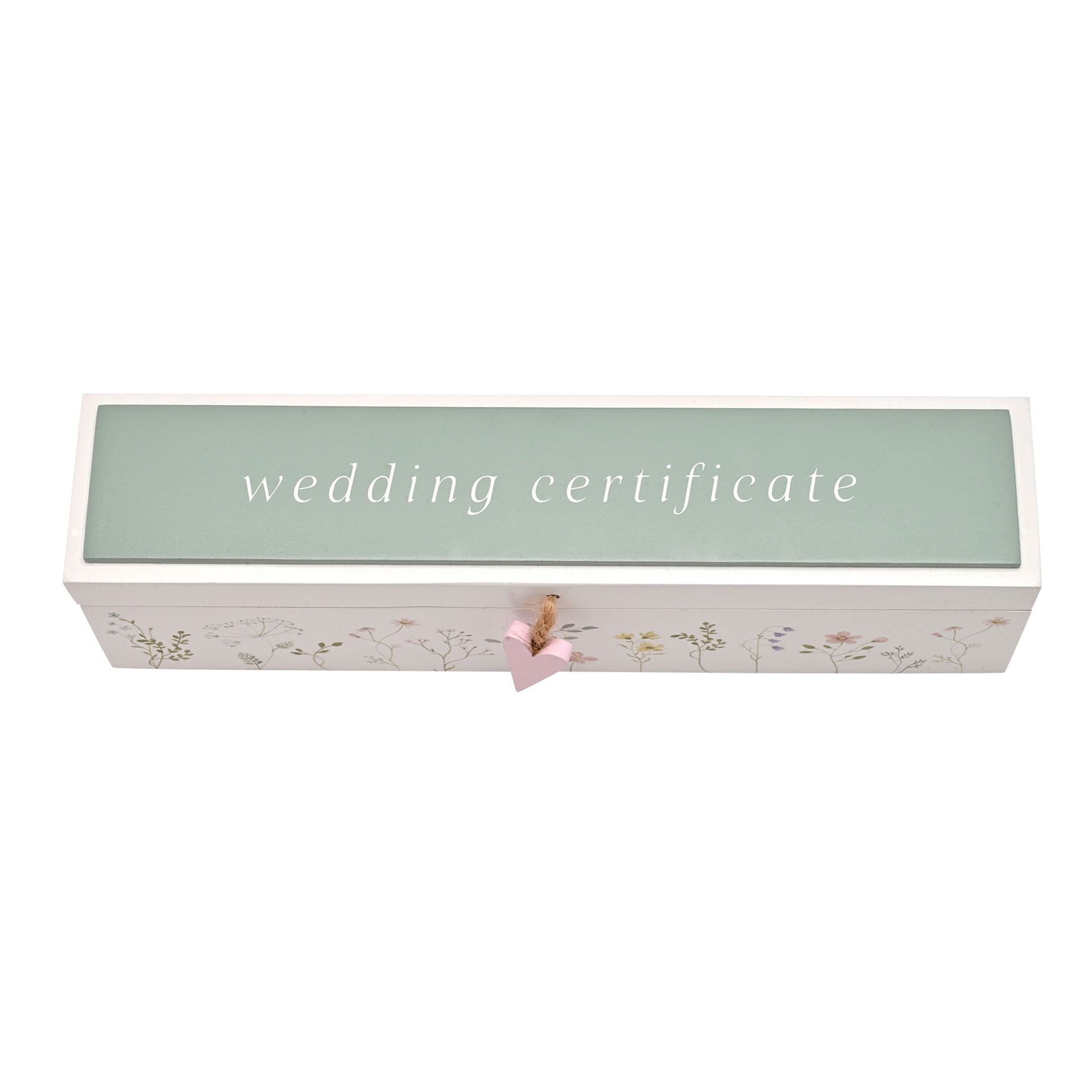Wildflower Wedding Certificate Holder
