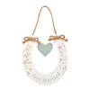 Love Story 'Just Married' Wildflower Horseshoe