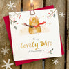 Ginger Betty Lovely Wife Christmas Card