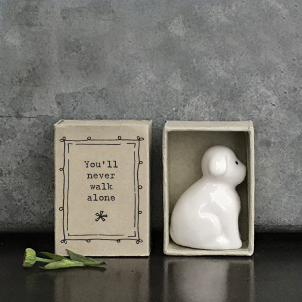 You'll Never Walk Alone Dog Matchbox Token