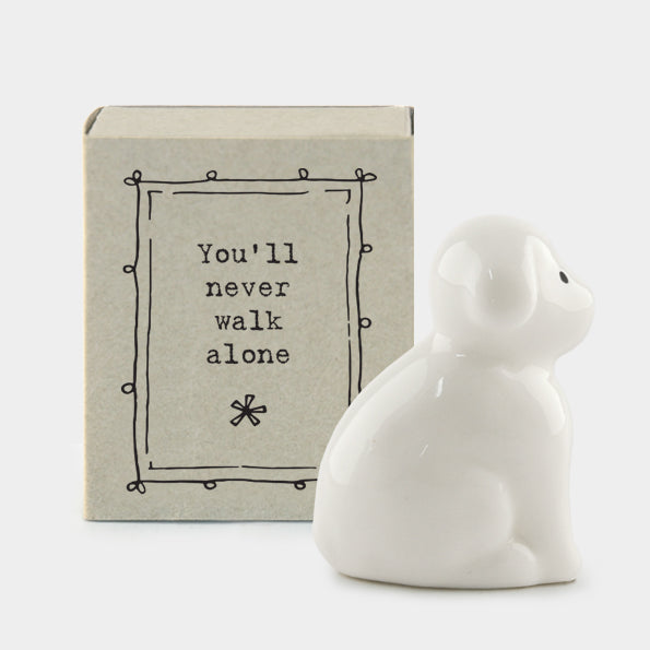 You'll Never Walk Alone Dog Matchbox Token