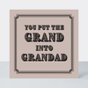 Vintage Icon Grand Into Grandad Card