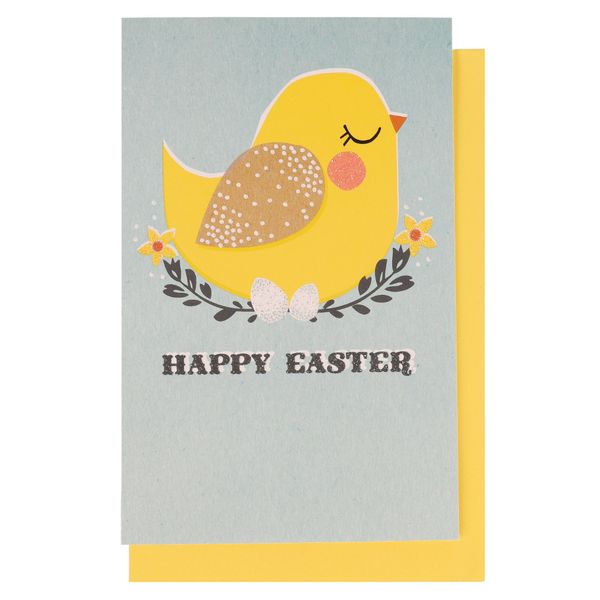 The Art File Happy Easter Chick Card