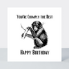 Law Of The Jungle Chimply The Best Birthday Card