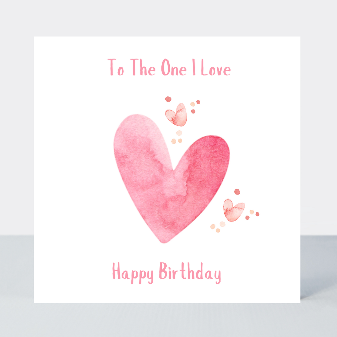 Sweet Hearts One I Love Birthday Card