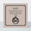 Vintage Icon Dad Right DIrection Card