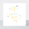 Rainbows Special Day Cross Card