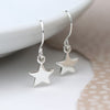 POM Silver Plated Star Dop Earrings