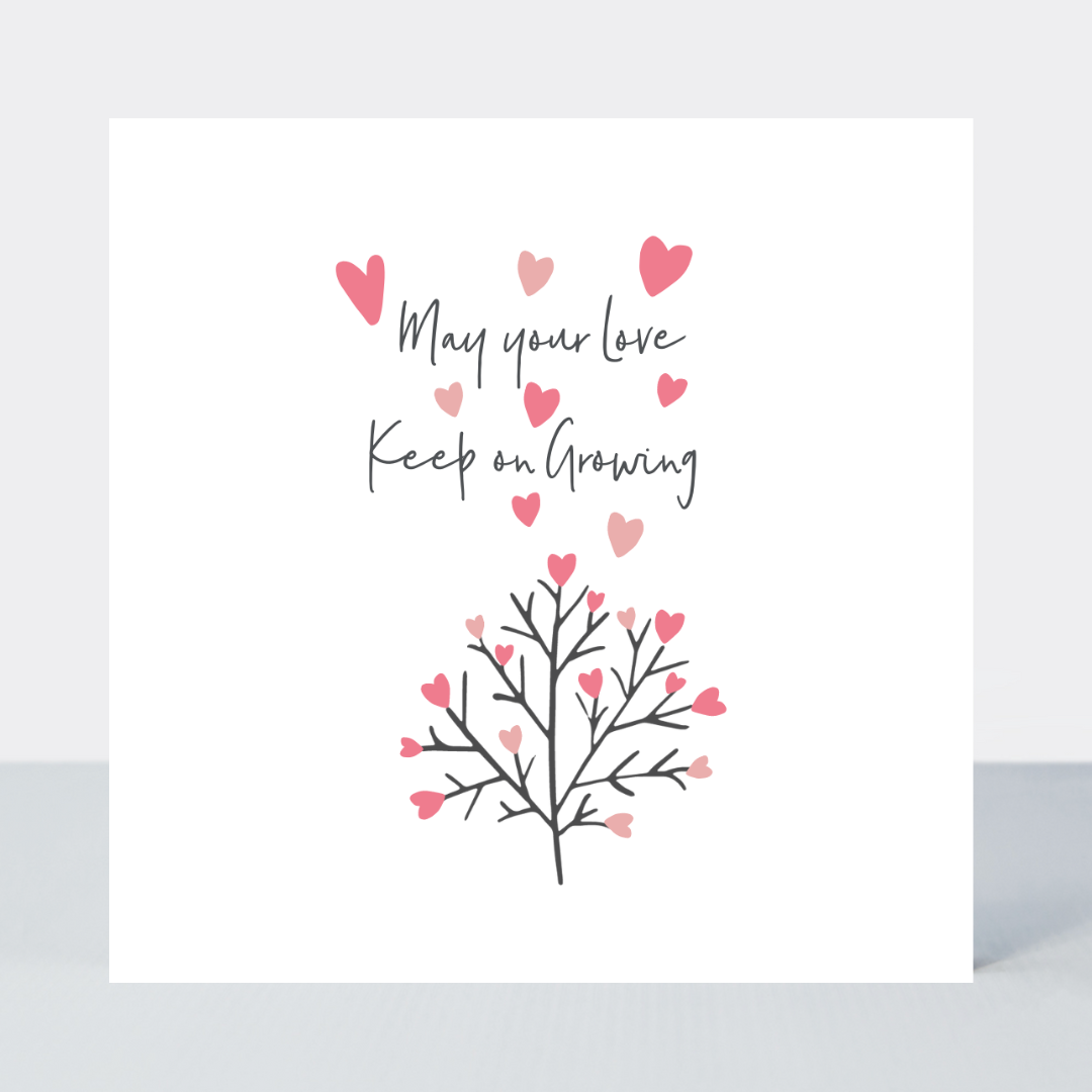 Sweet Little Words Your Love Keep Growing Card