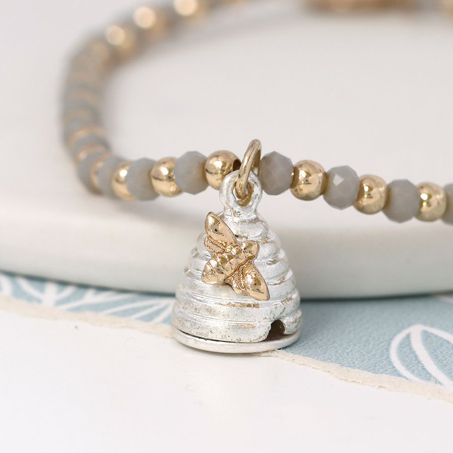 POM Honey Bee & Beehive Bracelet