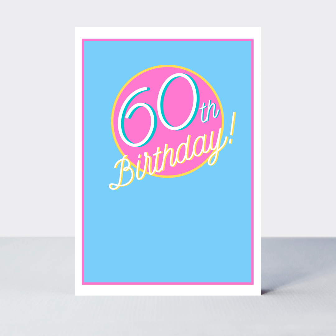 Hello Sunshine 60th Birthday Card
