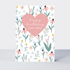 Fleur Scattered Flowers Lovely Friend Birthday Card