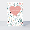 Fleur Scattered Flowers Lovely Granny Birthday Card