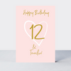 Wonderful You Age 12 Card - Foil