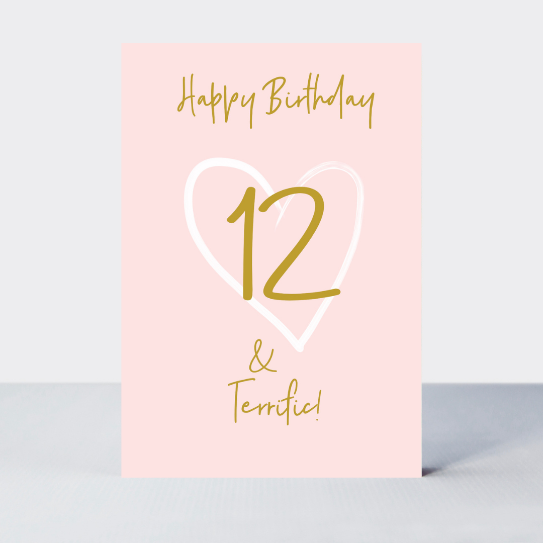 Wonderful You Age 12 Card - Foil