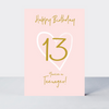 Wonderful You Age 13 Card - Foil