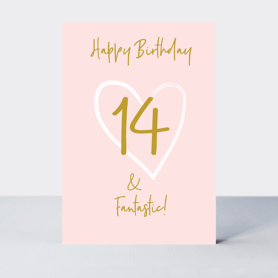 Wonderful You Age 14 Card - Foil