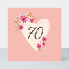 Ma Cherie Age 70 Card