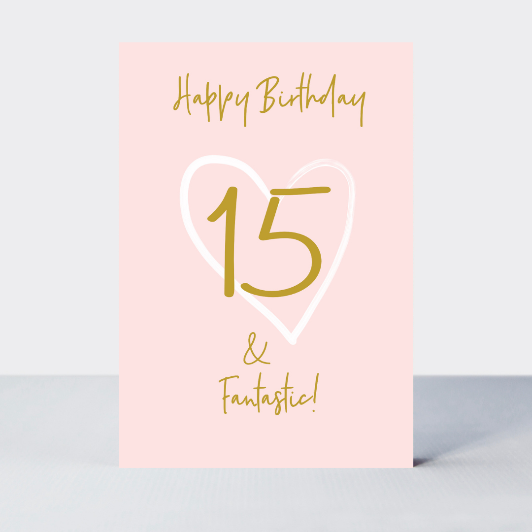 Wonderful You Age 15 Card - Foil