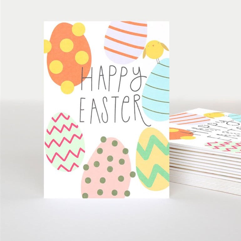 Happy Easter Eggs Card