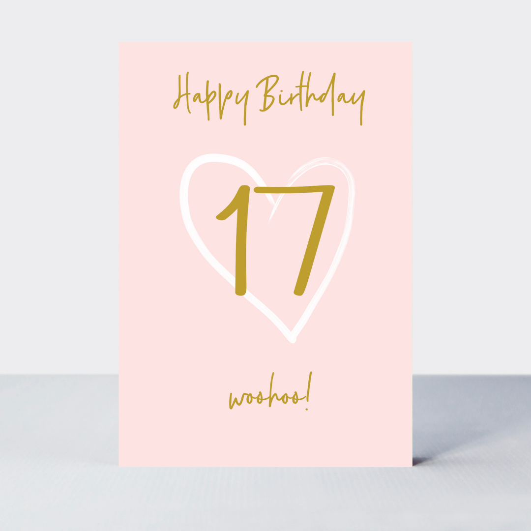 Wonderful You Age 17 Card - Foil