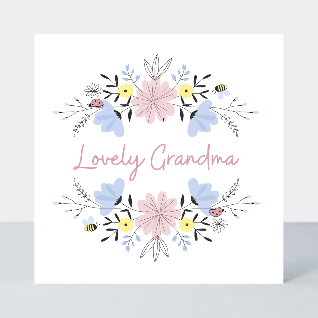 Olita Lovely Grandma Flower Card