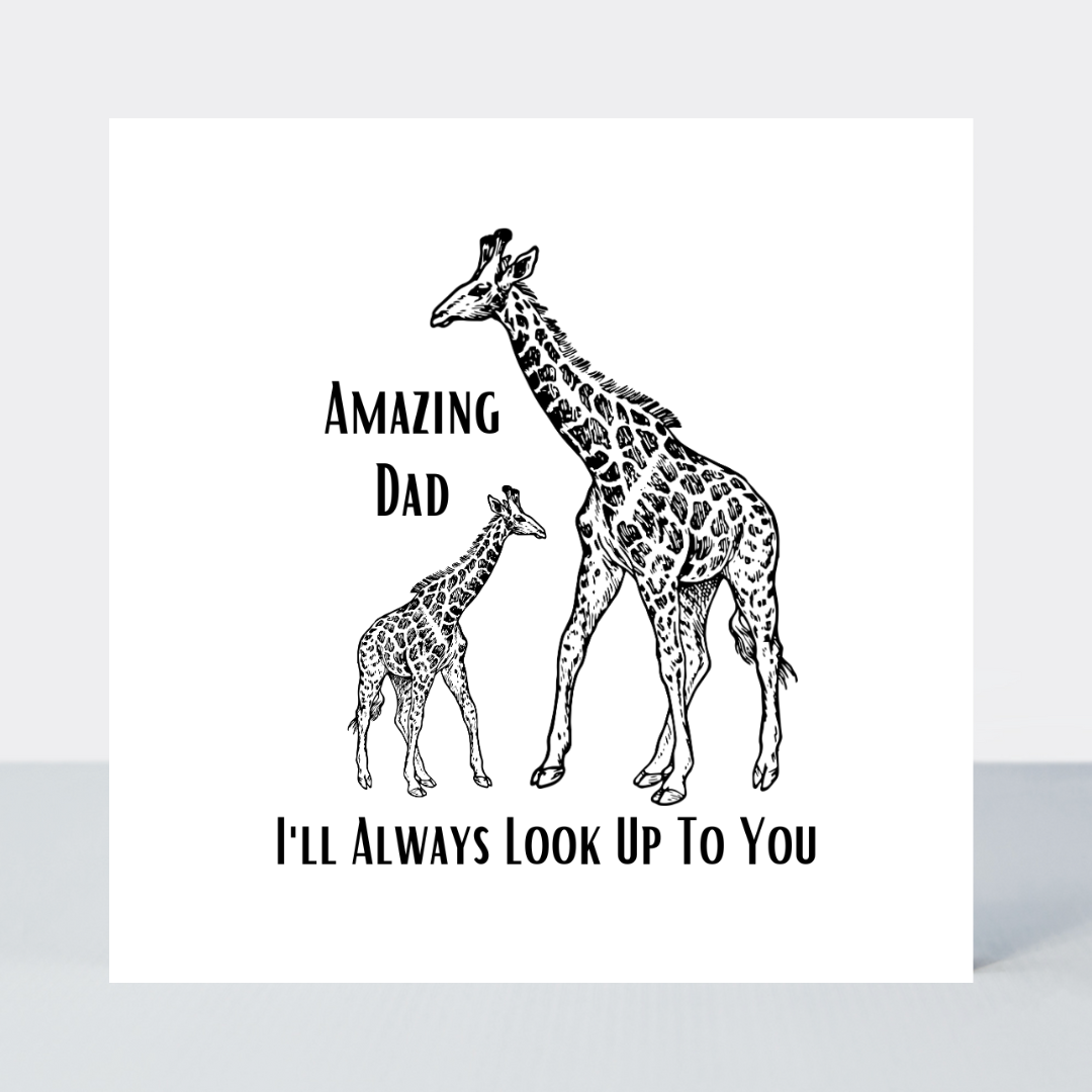 Law Of The Jungle Dad Look Up To You Card