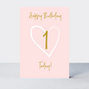 Wonderful You Age 1 Card - Foil