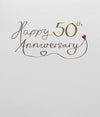 Mimosa 50th Anniversary Card