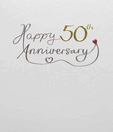 Mimosa 50th Anniversary Card