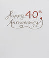 Mimosa 40th Anniversary Card