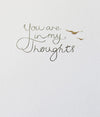 Mimosa You are In My Thoughts Card
