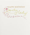 Mimosa Lovely Lady Birthday Card