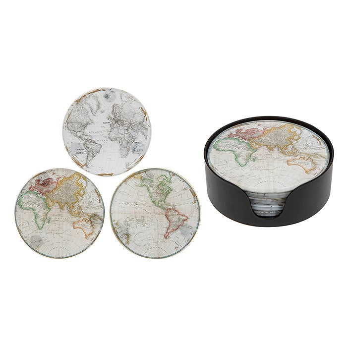 World Map Coaster Set of 6 |More Than Just A Gift