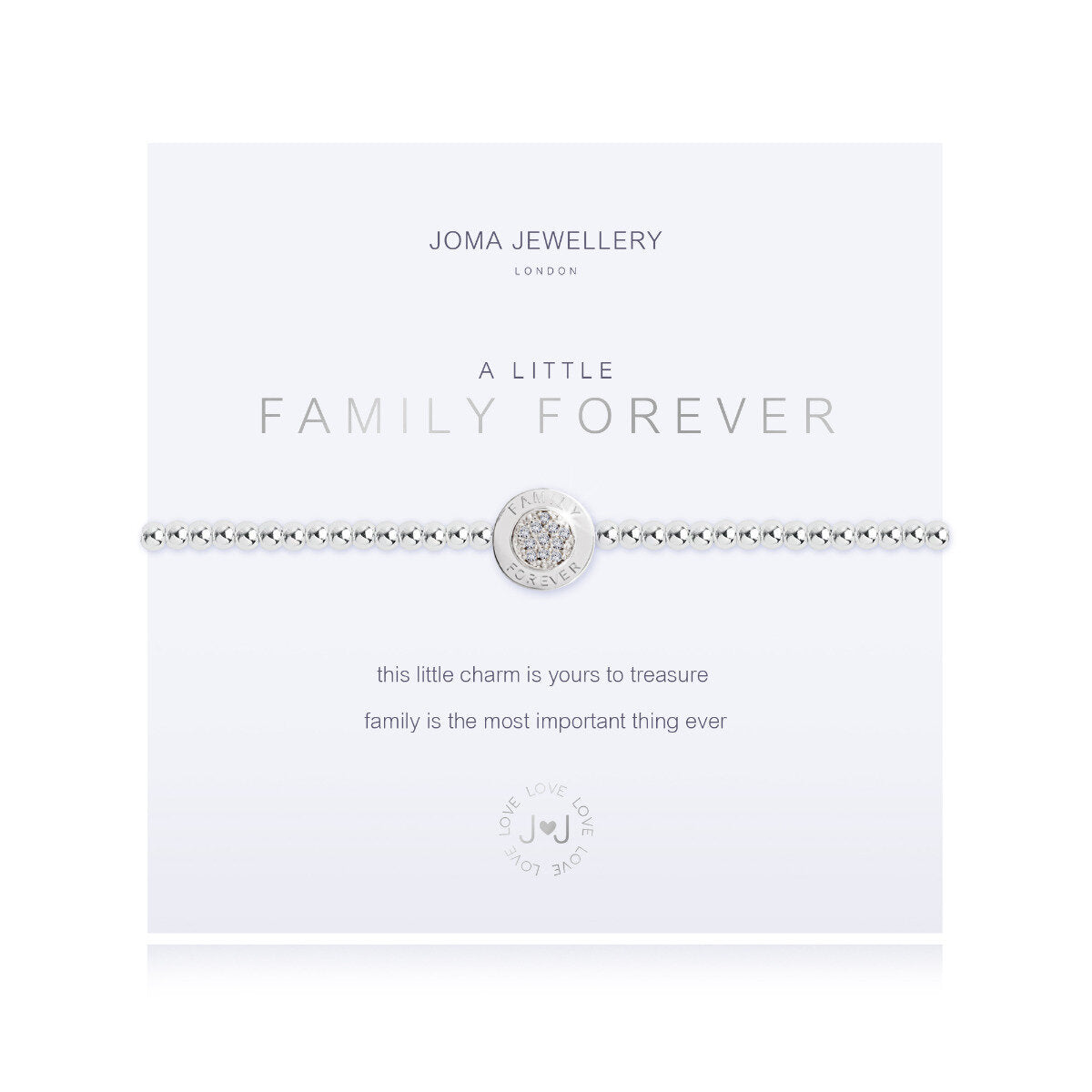 Joma Jewellery a little Family Forever Bracelet - disc