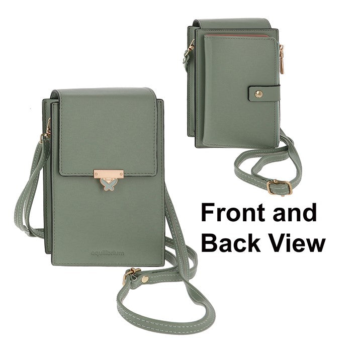 Buttefly Clasp Mobile Phone Bag Sage |More Than Just A Gift